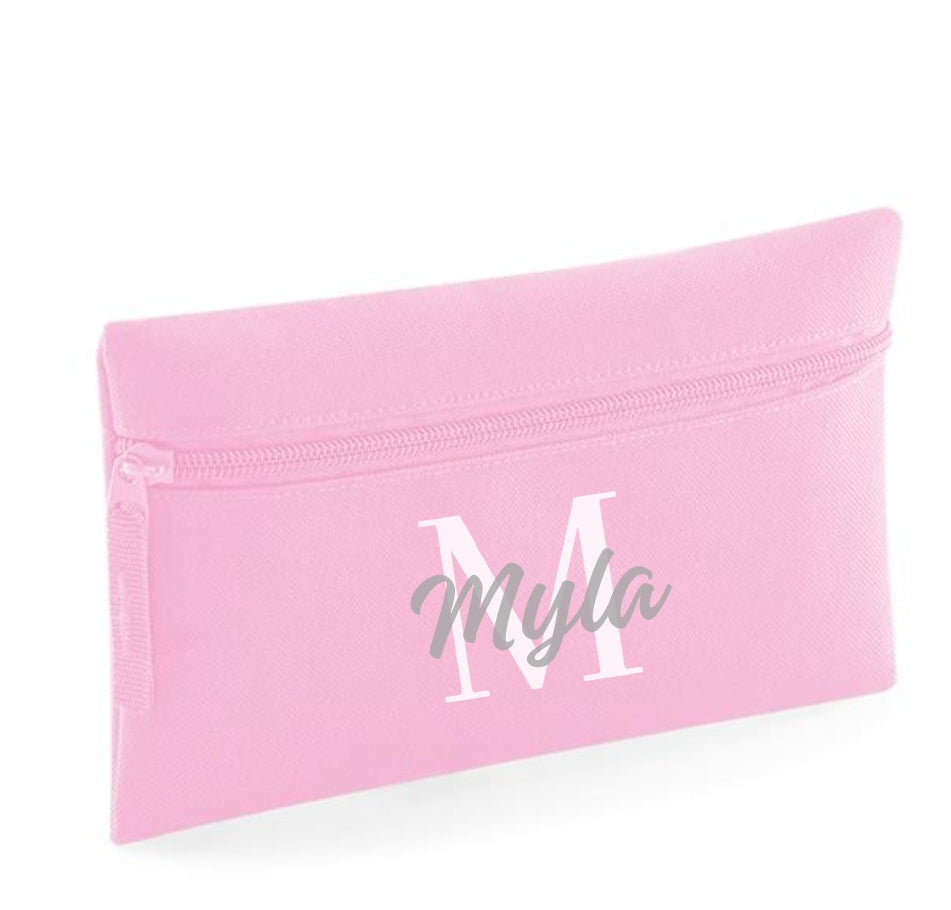 Pencil Case - Name On Initial
