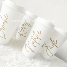 Load image into Gallery viewer, Personalised White Coffee Cup
