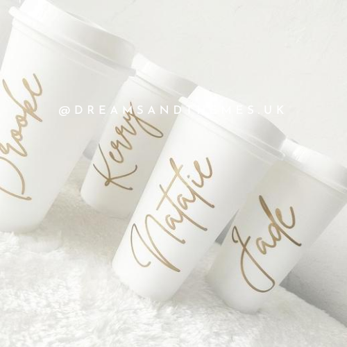 Personalised White Coffee Cup