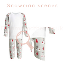 Load image into Gallery viewer, Christmas Pyjamas Snowman Scenes (Children)
