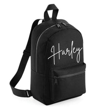 Load image into Gallery viewer, Fashion Backpack - Script
