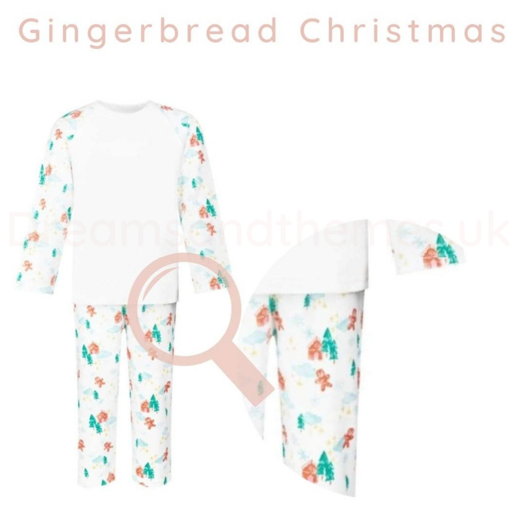 Christmas Pyjamas Gingerbread Christmas (Adult)